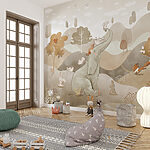 Wall murals Cartoon of a fox