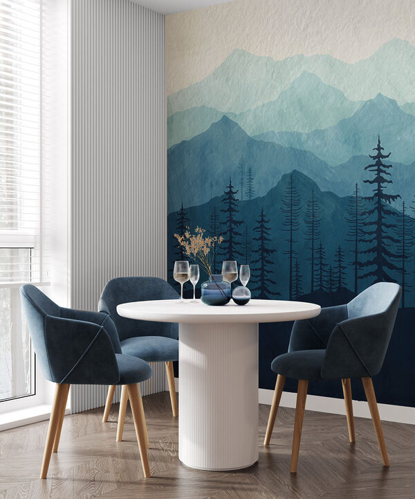 Silhouette of a tree Wall murals Silhouette of a tree