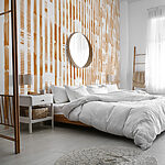 Wall murals Vertical striped pattern with gaps.