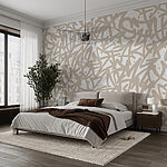 Wall mural Pattern of letters on a white background