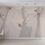 Wall murals Bird flying in the air