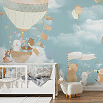 Wall murals Cartoon of a fox