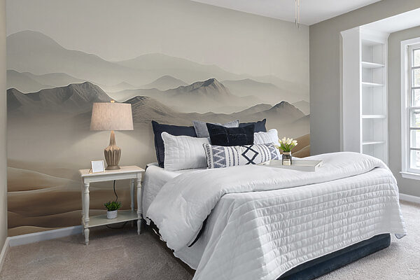 Sand dunes in the desert Wall murals Sand dunes in the desert