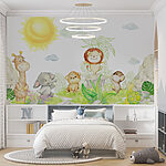 Wall murals Giraffe with a smile