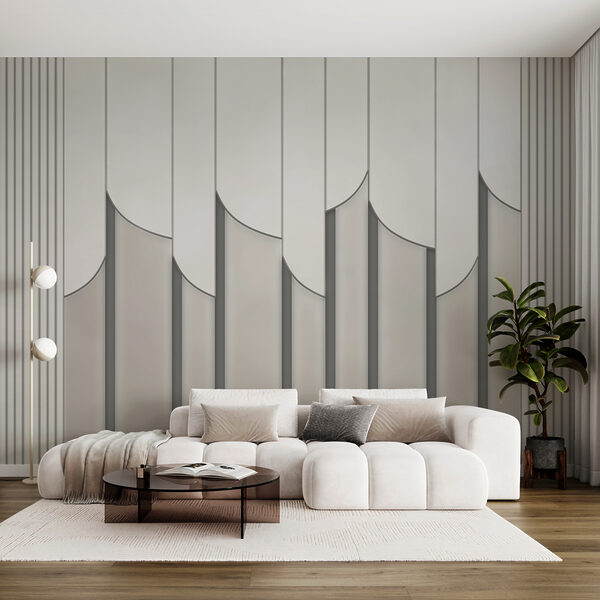 White rectangular object with a shadow Wall murals White rectangular object with a shadow
