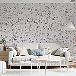 Wall murals White and gray speckled surface