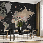 Wall mural Map of the world