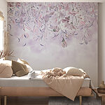 Wall mural Delicate floral watercolor illustration design
