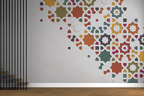 Wall murals White star shaped object (SKU: w00007) Wall murals Wall murals White star shaped object (SKU: w00007)