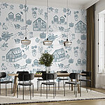Wall mural Drawing of a house