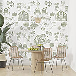 Wall mural Drawing of a house