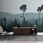Wall murals Shadow of a tree