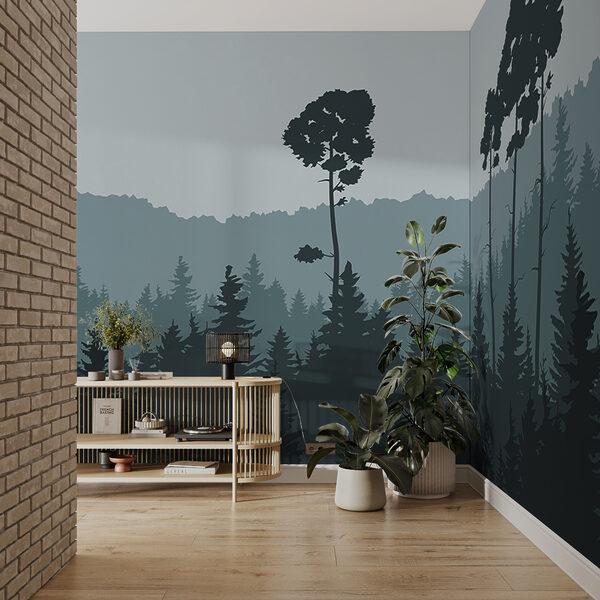 Shadow of a tree Wall murals Shadow of a tree