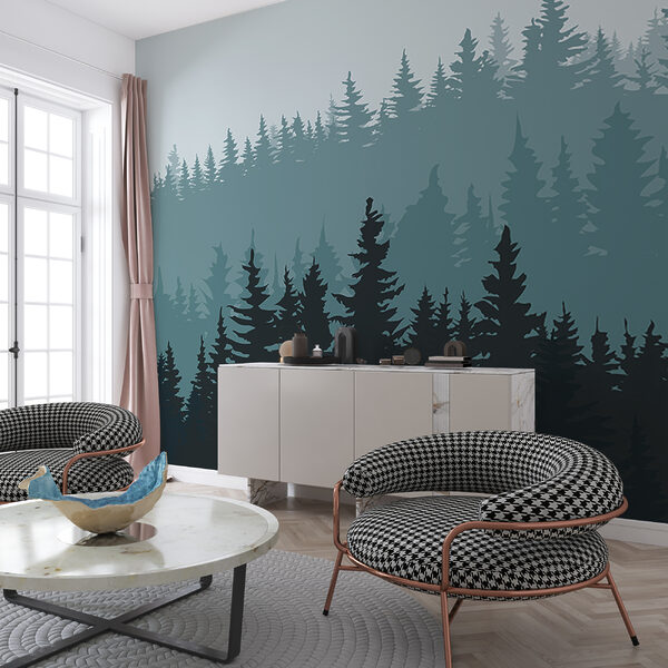 Shadow of a tree Wall murals Shadow of a tree