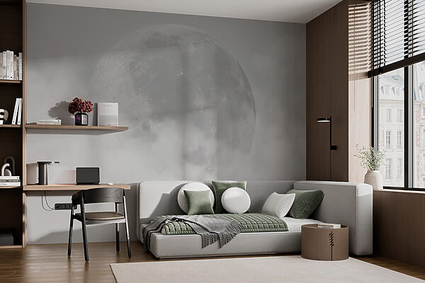 Wall murals Moon emerges through wispy clouds (SKU: w00548v1) Wall murals Wall murals Moon emerges through wispy clouds (SKU: w00548v1)