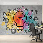 Wall murals Drawing of a laptop
