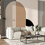 Wall murals Abstract lines and curves pattern