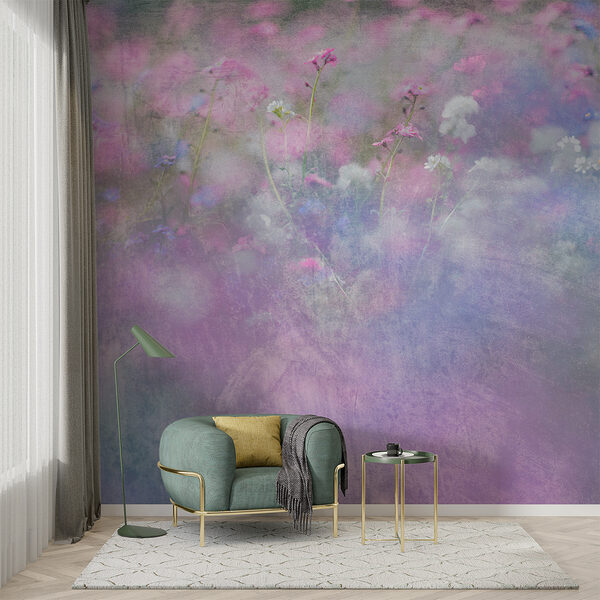 Blurry image of a flower Wall murals Blurry image of a flower