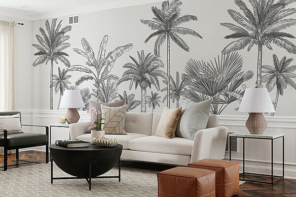 Group of palm trees Wall murals Group of palm trees