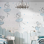 Wall mural Cartoon of a ballerina