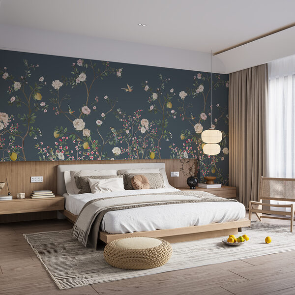 Wall murals Birds and blossoms on branches (SKU: w00852v1) Wall murals Wall murals Birds and blossoms on branches (SKU: w00852v1)