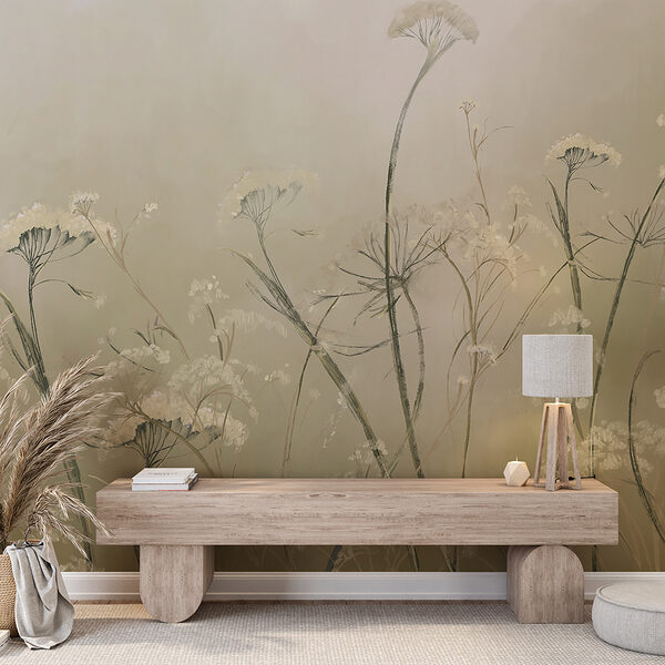 Wall mural Wall mural Delicate wildflowers in soft light (SKU: w00903v1)