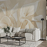 Wall murals Elegant lilies with soft backgrounds.