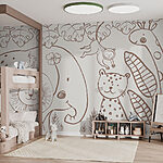 Wall murals Drawing of a lion