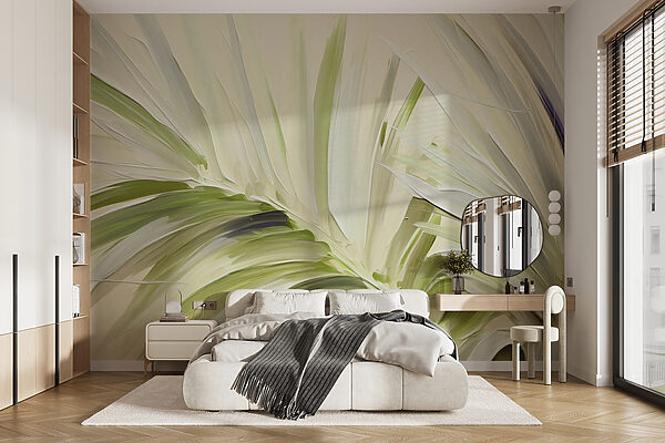 Abstract Swirls in Creamy Hues Wall murals Abstract Swirls in Creamy Hues