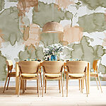 Wall murals Autumn hues meld in fluid art.