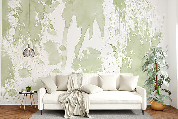 Wall murals Wall murals Watercolor whispers on the canvas (SKU: w01285)
