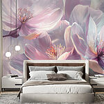 Wall murals Ethereal Blossoms Dancing Lightly
