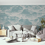 Wall murals Blue sky with clouds