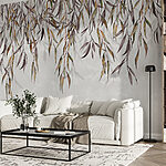 Wall murals Willow leaves in autumn’s embrace