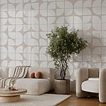 Wall murals Pattern of circles and lines