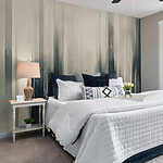 Wall mural Black and white striped background