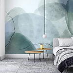 Wall murals Soft hues blending in harmony
