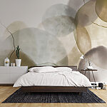 Wall mural Abstract Shapes In Soft Hues