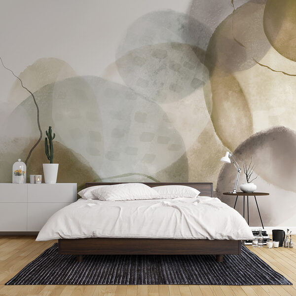 Wall mural Abstract Shapes In Soft Hues (SKU: w07926v1) Wall mural Wall mural Abstract Shapes In Soft Hues (SKU: w07926v1)