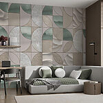 Wall murals Pattern of circles and circles