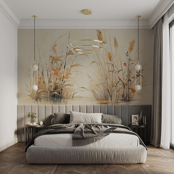 Watercolor painting of plants Wall murals Watercolor painting of plants
