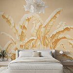 Wall murals Group of banana leaves