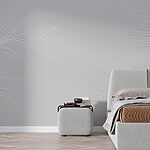 Wall murals White background with lines