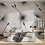 Wall murals Pattern of dandelion seeds