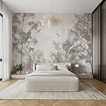 Wall mural Birds flying in the sky