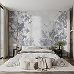 Wall mural Birds flying in the sky