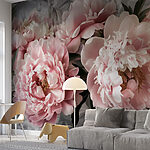 Wall murals Group of pink flowers