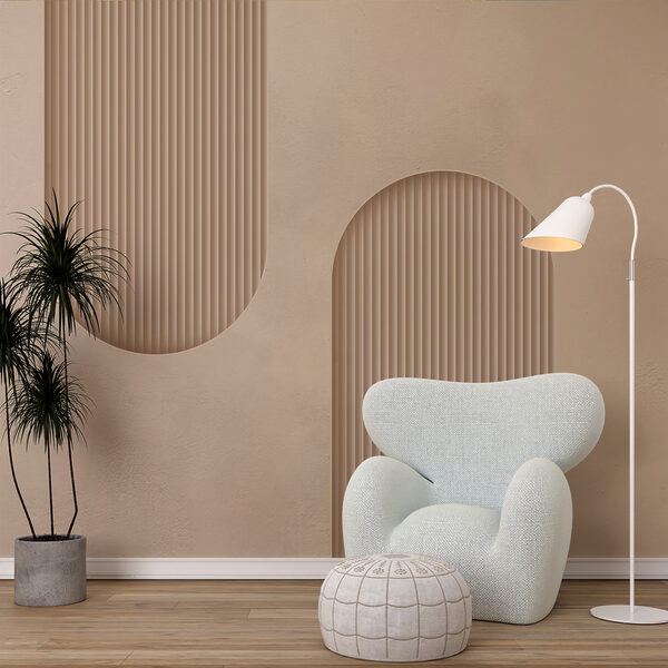 Wall murals Wall murals Cream arches with rhythmic lines (SKU: w08048)