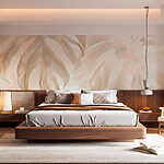 Wall murals Pale Watercolor Monstera Dreams