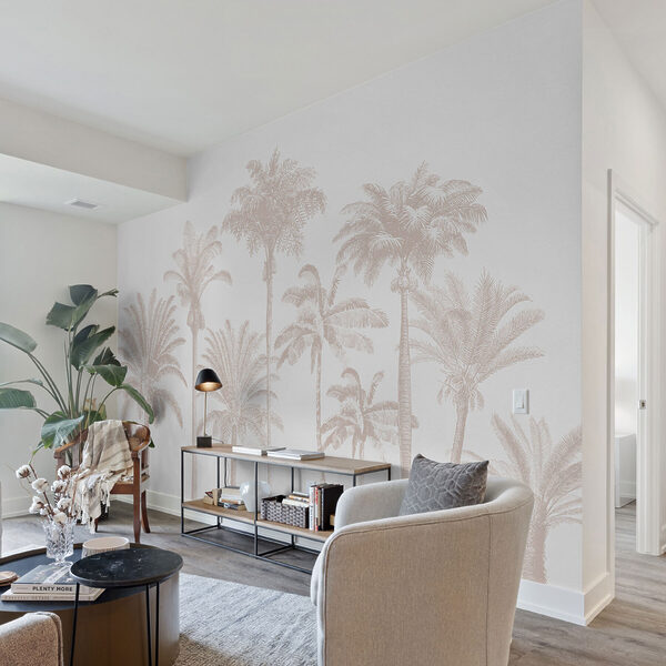 Wall mural Group of palm trees